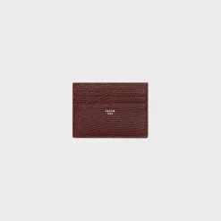 LARGE CARD HOLDER in LIZARD EMBOSSED CALFSKIN