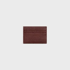 LARGE CARD HOLDER in LIZARD EMBOSSED CALFSKIN