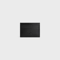 LARGE CARD HOLDER in Satinated calfskin with triomphe embossed