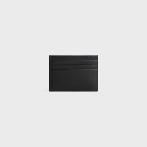 LARGE CARD HOLDER in Satinated calfskin with triomphe embossed