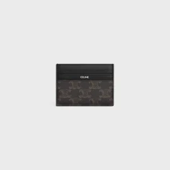 LARGE CARD HOLDER in TRIOMPHE CANVAS AND CALFSKIN