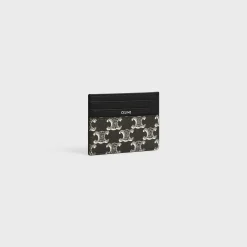 LARGE CARD HOLDER in Triomphe canvas two-tone and calfskin