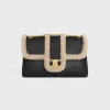 LARGE CELINE VICTOIRE BAG in CREASED LAMBSKIN AND SHEARLING