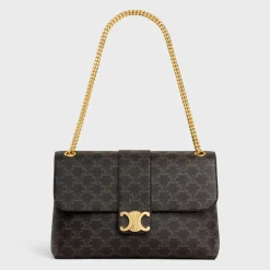 LARGE CELINE VICTOIRE BAG in Triomphe Canvas