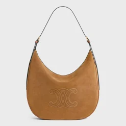 LARGE HELOÏSE CUIR TRIOMPHE BAG in SUEDE CALFSKIN