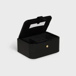 large jewels case in crocodile