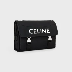 LARGE MESSENGER in nylon with celine print