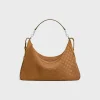 Large Strap Romy in SUEDE CALFSKIN WITH TRIOMPHE ALL OVER