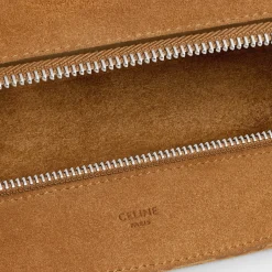 Large Strap Romy in SUEDE CALFSKIN WITH TRIOMPHE ALL OVER
