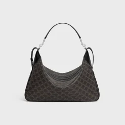 Large Strap Romy in Triomphe canvas and calfskin