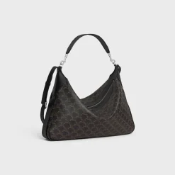 Large Strap Romy in Triomphe canvas and calfskin