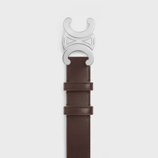 Large triomphe belt in VINTAGE CALFSKIN