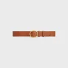 LARGE TWIN TRIOMPHE BELT in VINTAGE CALFSKIN