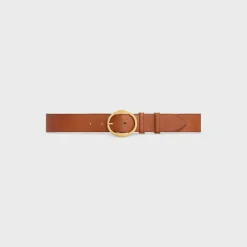LARGE TWIN TRIOMPHE BELT in VINTAGE CALFSKIN