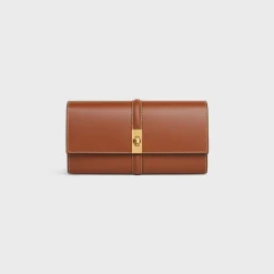 LARGE WALLET 16 in Shiny Calfskin