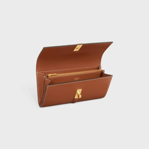 LARGE WALLET 16 in Shiny Calfskin
