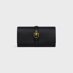 LARGE WALLET CELINE CONTI in SUPPLE CALFSKIN