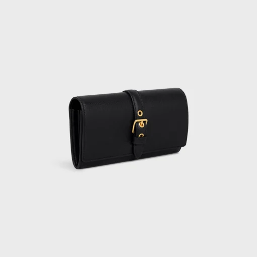 LARGE WALLET CELINE CONTI in SUPPLE CALFSKIN