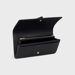 LARGE WALLET CELINE CONTI in SUPPLE CALFSKIN