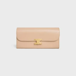 LARGE WALLET TRIOMPHE in Shiny calfskin