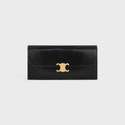 LARGE WALLET TRIOMPHE in lizard
