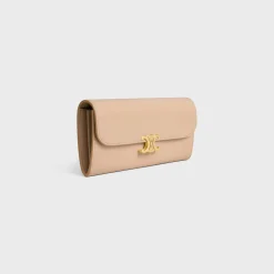 LARGE WALLET TRIOMPHE in Shiny calfskin