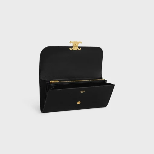 LARGE WALLET TRIOMPHE in lizard