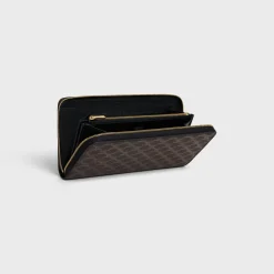 Large zipped wallet in Triomphe Canvas