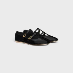 LES BALLERINES CELINE BABIES in PATENT CALFSKIN
