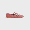 LES BALLERINES CELINE CRISS-CROSS BABIES BALLERINA in VELVET