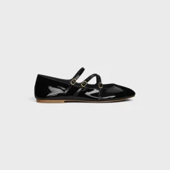 LES BALLERINES CELINE CRISS-CROSS BABIES BALLERINA in PATENT CALFSKIN