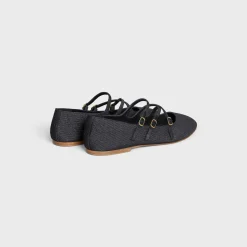 LES BALLERINES CELINE CRISS-CROSS BABIES BALLERINA in LUREX FABRIC