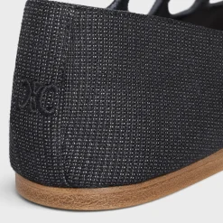 LES BALLERINES CELINE CRISS-CROSS BABIES BALLERINA in LUREX FABRIC