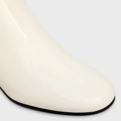 LES BOTTES CELINE TRIOMPHE ZIPPED BOOT in PATENT CALFSKIN