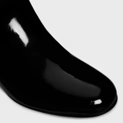 LES BOTTES CELINE TRIOMPHE HIGH BOOT in PATENT CALFSKIN