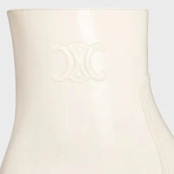 LES BOTTES CELINE TRIOMPHE ZIPPED BOOT in PATENT CALFSKIN