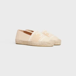 LES ESPADRILLES CELINE in TRIOMPHE JACQUARD CANVAS