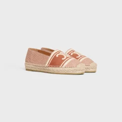 LES ESPADRILLES CELINE in TRIOMPHE JACQUARD CANVAS