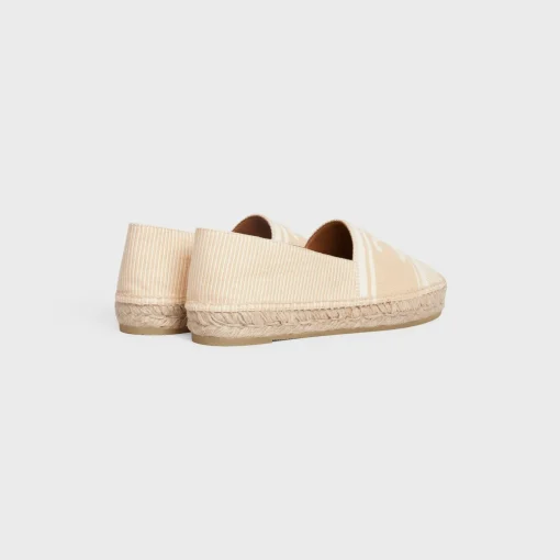 LES ESPADRILLES CELINE in TRIOMPHE JACQUARD CANVAS
