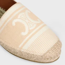 LES ESPADRILLES CELINE in TRIOMPHE JACQUARD CANVAS