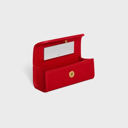 LIPSTICK CASE IN LIZARD