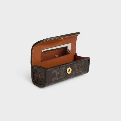 LIPSTICK CASE IN TRIOMPHE CANVAS