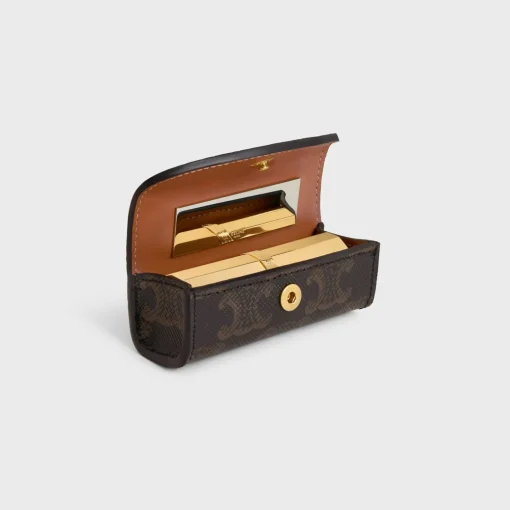 LIPSTICK CASE IN TRIOMPHE CANVAS
