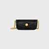 LIPSTICK CASE ON CHAIN IN NILOTICUS CROCODILE