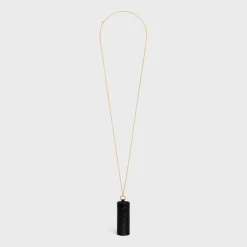 LIPSTICK NECKLACE IN NILOTICUS CROCODILE