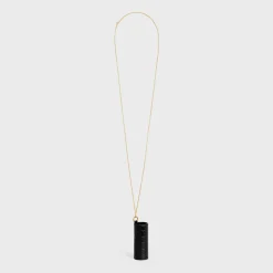 LIPSTICK NECKLACE IN NILOTICUS CROCODILE