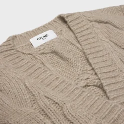 long cardigan in wool, cashmere and silk