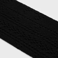 long socks in cotton pointelle