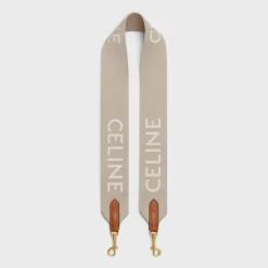 Long Strap in Wool with Celine jacquard