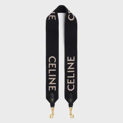LONG STRAP IN WOOL WITH CELINE JACQUARD